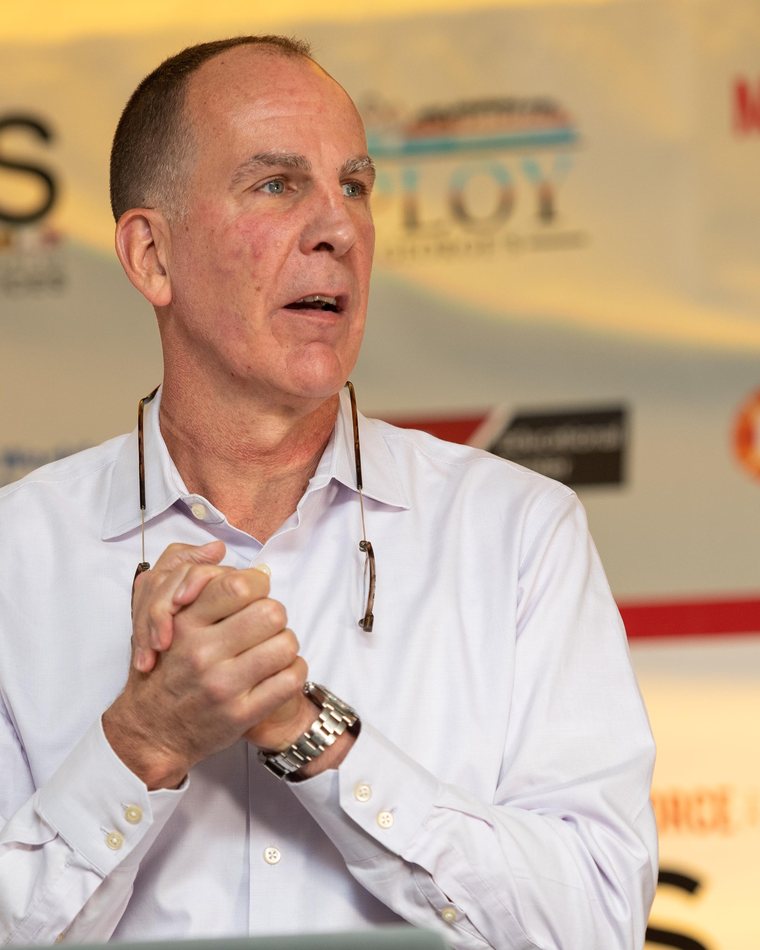 Gary Schoeniger presenting